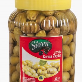 1 Kg.Jumbo  Kırma Yeşil Zeytin