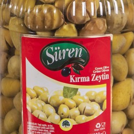 1 Kg.Jumbo  Kırma Yeşil Zeytin