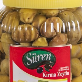 3 Kg.Jumbo  Kırma Yeşil Zeytin