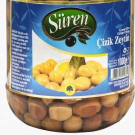 1 Kg. Çizik Yeşil Zeytin