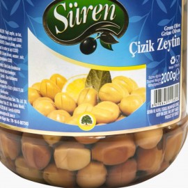 2 Kg. Çizik Yeşil Zeytin