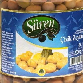 2 Kg. Çizik Yeşil Zeytin