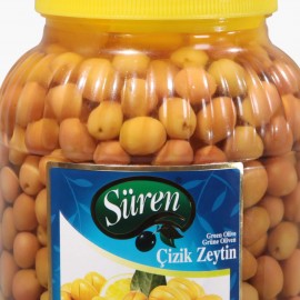 3 Kg. Çizik Yeşil Zeytin