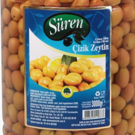 3 Kg. Çizik Yeşil Zeytin