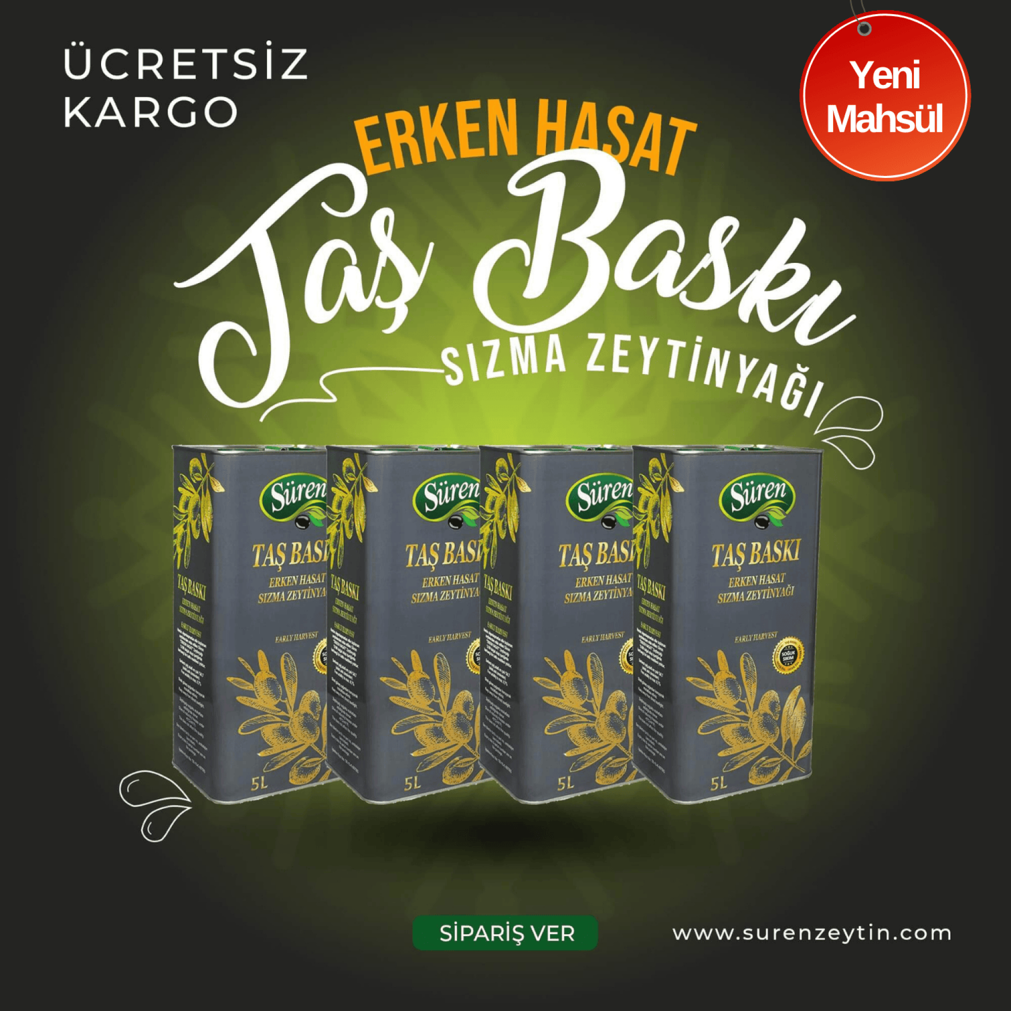 Süren Taş Baskı 4'lü Kampanya